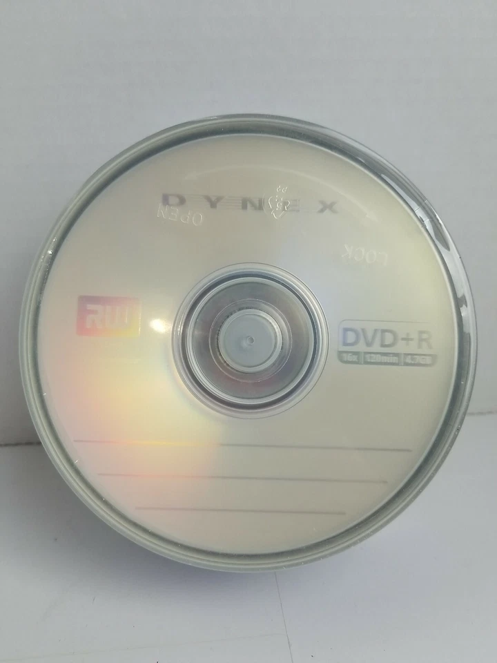 Dynex DVD-R 16x 120 Minutes 4.7 GB 25 Pack New Sealed For Data & Video - Image 2 of 4