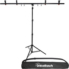 T-Shape Backdrop Stand Kit, 6.7ft x 5ft Adjustable Background Support
