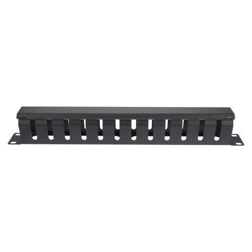 Metal Wire Rack Cord Tidy Holders Cable Management System Horizontal Mount - Afbeelding 5 van 12