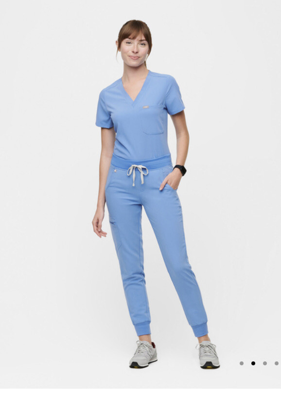 FIGS Women's Medical Scrubs Zamora 2.0 Joggers XS-P Periwinkle