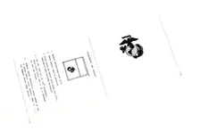 USMC Heat Transfer, Iron On, 3 Pack