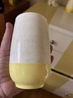 Bopp-Decker Plastics Birmingham MI Yellow White Milk Juice Tumbler Glass — photo 1