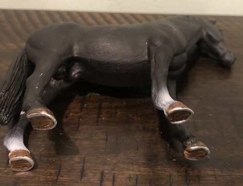 Schleich Black Hanoverian Stallion Horse 2008 Retired Figure RARE - Picture 4 of 7