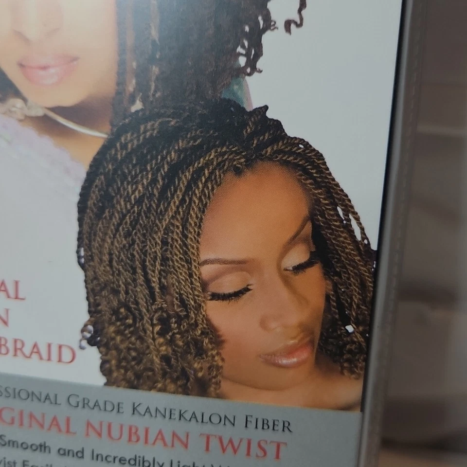 Original Natural Nubian Twist Braid 100% Kanekalon 2X BraidingHair Elastic Twist - Image 2 of 4