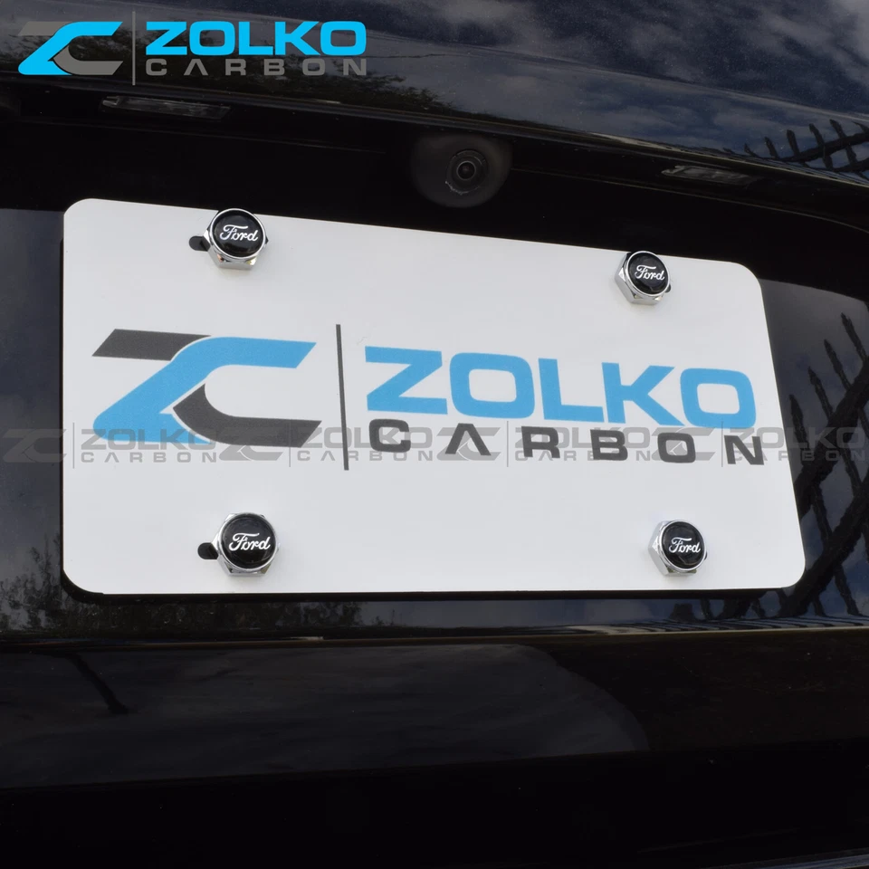 LICENSE PLATE BOLTS SCREWS FRAME CAPS 2 COLOR - US SELLER LB21 - Image 2 of 4