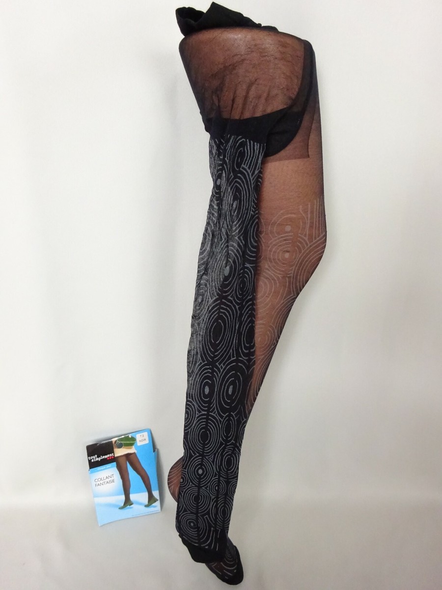 Collant Voile Nylon Woman 40D – Noir, Taille 2 (FR40/42), NEUF
