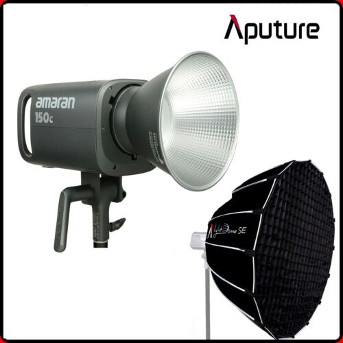 Amaran 150c 150W RGBWW COB LED Video Light Photography Light + Light Dome SE - Picture 1 of 12