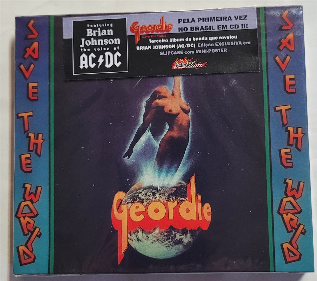 Geordie Save The World CD Brazil Slipcase New Brian Johnson AC/DC 
