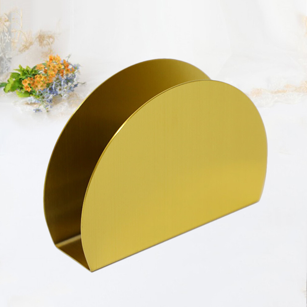 Metal Napkin Dispenser Dinner Table Tissue Holder Semicircle eBay