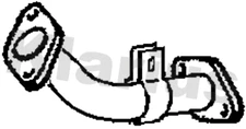 Klarius exhaust pipe fits Mitsubishi l200 2.5 05-15 302173
