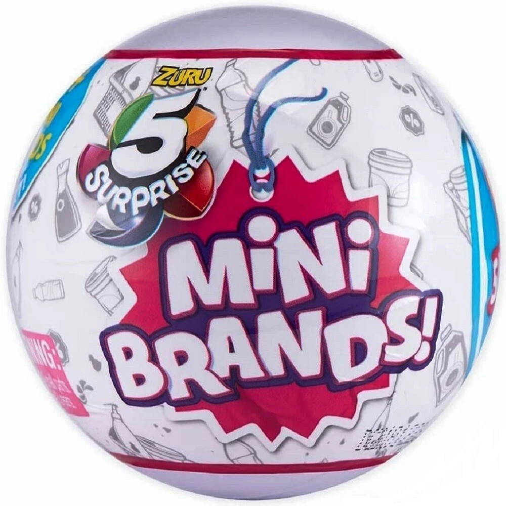 Y0U CHOOSE: ZURU - 5 SURPRISE MINI BRANDS (WHITE BALL) - DISCONTINUED SERIES