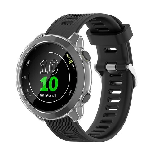 Do Garmin Forerunner 55/158 Silikonowe etui ochronne Torba Etui Smartwatch Shell - Zdjęcie 6 z 11