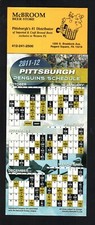 2011-12 Pittsburgh Penguins Hang-it Style Magnet Schedule McBroom Beer Store