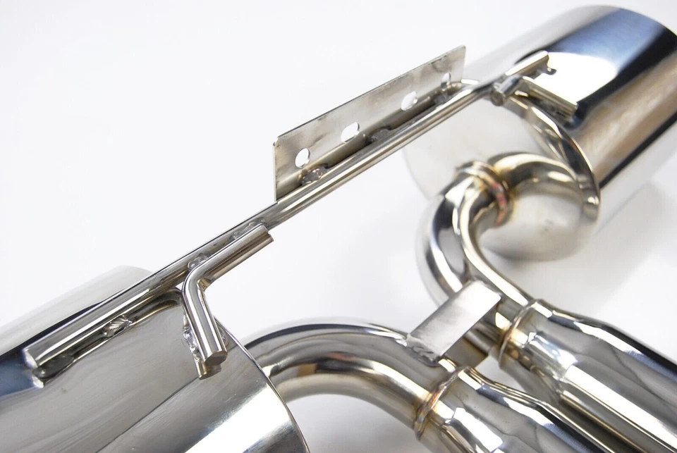 STAINLESS STEEL DUAL BACKBOX EXHAUST FOR PORSCHE BOXSTER 986 2.5L 2.7L 3.2L - Image 3 of 4