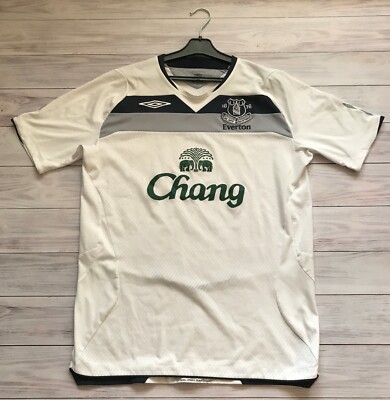 Everton 2008 - 2009 Away football shirt jersey Umbro size L | eBay