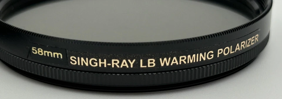 Singh-Ray Filter 58mm LB Warming CIR Polarizer with Padded Leather Case VGUC - Image 4 of 4