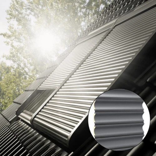 VELUX Solar-Außenrolladen SSL 0000S Aluminium dunkelgrau - Bild 4 von 4