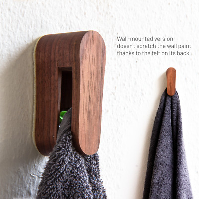 Multi-Purpose Hook for Home & Office | Wooden Wall Hook for Towel , Key Organize