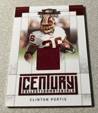 2009 Donruss Threads Century Collection Materials #5 Clinton Portis /100