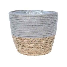 seagrass Round planter - pots in  Variou Sizes and Colours House Plant Display