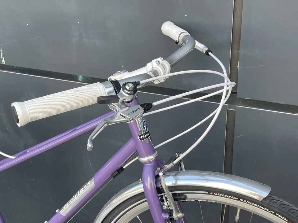 FISICLASS Mixte Damenrad Halbrenner 28" NEU 9-Gang CrMo Stahl - 48cm palilac - Bild 2 von 4
