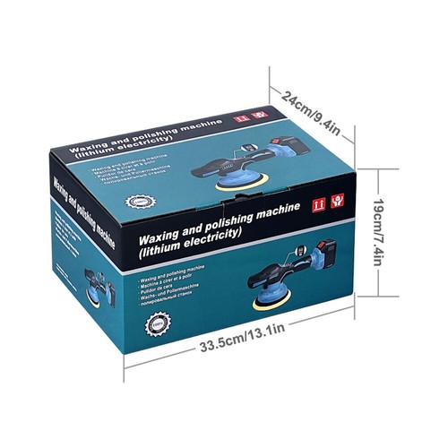 Lijadora tampón pulidora inalámbrica para automóvil de 8 engranajes de 6" para Makita 18V - Imagen 2 de 7