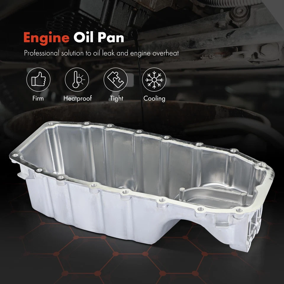 Cacerola de aceite del motor para Jeep Renegade 2015-2018 Dodge Dart 2013-2016 Fiat 500L 14-20 Foto 2 de 4