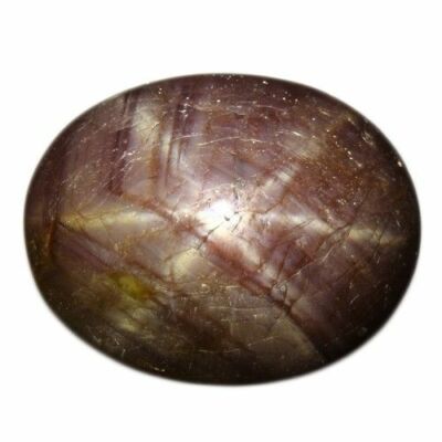 40.46 Ct ULTRA RAREST OVAL 100% NATURAL 6 RAYS RED PINK UNHEATED INDIA STAR RUBY