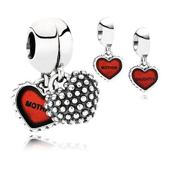 Pandora charms for mom and daughter sale