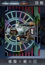 BOBA FETT EPIC RED FANTASTEK HIGH TEK 24-TOPPS STAR WARS CARD TRADER