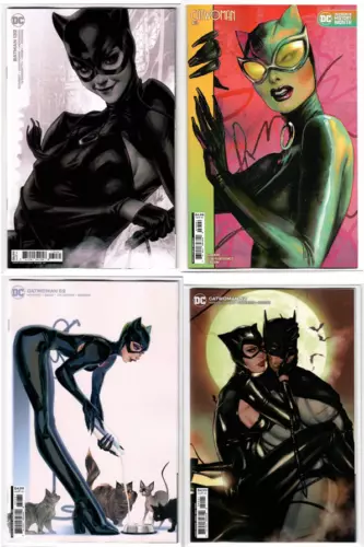 Catwoman #52 B C #63 Sozomaika Variant & Batman #132 Artgerm SET Lot