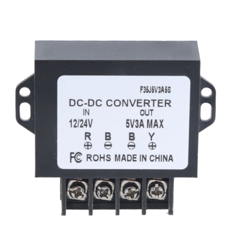 Compact Converter Module From 12-24V to 5V3A Car Adapter 15W Output Compact Converter Module From 12-24V to 5V3A Car Adapter 15W Output