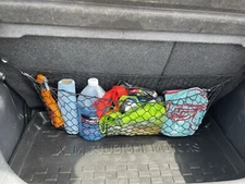 Rear Trunk Envelope Style Organizer Cargo Net for MITSUBISHI MIRAGE 2014-2025