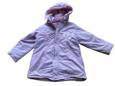 Girls JMR Janmar Vintage Pink Coat Small Zip Up Coat With Removable Hood