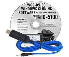 RT-SYSTEMS WCSD5100-USB Programming Software and USB-29A for Icom ID-5100A