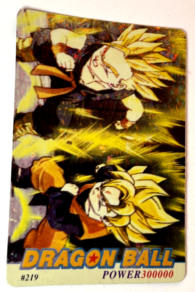 DRAGONBALL　Cards 1997 DRAGON BALL Z Card #219 GOTEN & TRUNKS VTG Foil Variant | eBay
