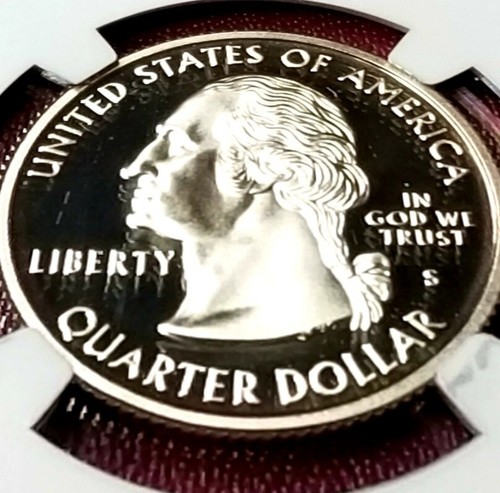 VIDEO - 1999 S Clad Proof Georgia State Quarter - NGC PF70UC (Portrait) #0657 - Picture 6 of 7