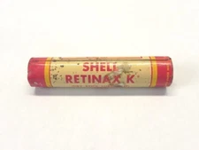 VINTAGE SHELL RETINAX K DRY STICK LUBRICANT ABOUT HALF OF TUBE LEFT PRE-OWNED 