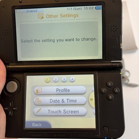 Nintendo 3DS XL Handheld Game Console SPR-001 Blue/Black US Model Complete Box