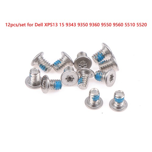 12pcs Laptop Screw For Dell XPS13 15 9343 9350 9360 9550 9560 5510 5520 9365