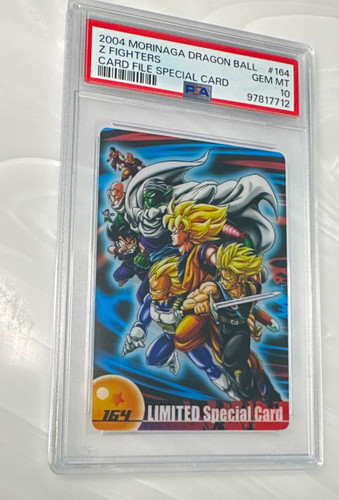 Morinaga 2004 Dragon Ball Z Fighters Card File Special Card #164 PSA 10
