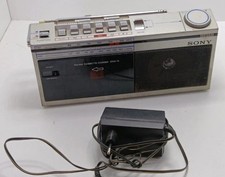 cassette recorder and portable radio, Sony CFM-15.