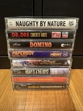 Lot Of 8 90  s Hip Hop Rap Cassette Tapes  1 East West Coast Southern Gangsta
