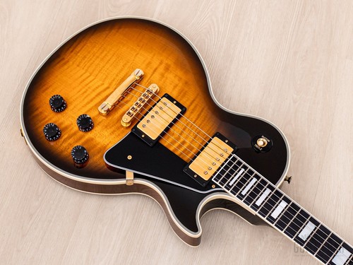 1992 Gibson Les Paul Custom Flame Top Vintage Sunburst, Near-Mint w/ Case &... - 第 8/21 張圖片