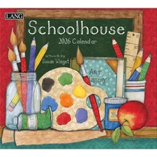 Lang Schoolhouse 2026 Wall Calendar by Susan Winget, 13.4'' X 12''