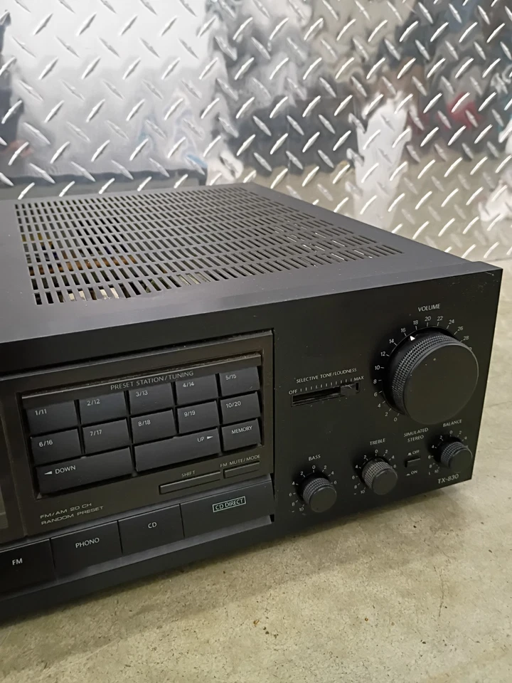 Onkyo Quartz Synthesized Tuner Amplifier TX-84 Stereo Receiver, Tested, Working - Image 4 of 4