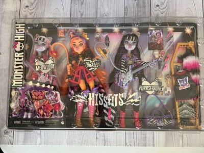 Monster High Doll Hissfits 3 Pack Toralei Meowlody Purrsephone NEW