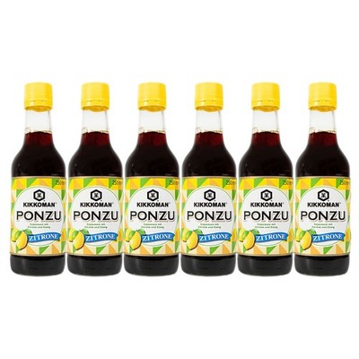 Kikkoman Sojasauce Ponzu Citrus 6x250ml Ponzu Sauce Sojasosse Soja Sauce Ponzu