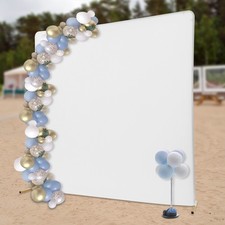Wedding Backdrop Stand Metal Background Decoration Set  White Cloth Cover