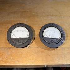 Triplett Model 321-7 0-30 DC Volt Meter Dial Gauges Lot Of 2